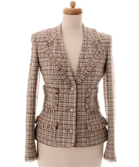 chanel leather biker jacket|chanel tweed jacket cost.